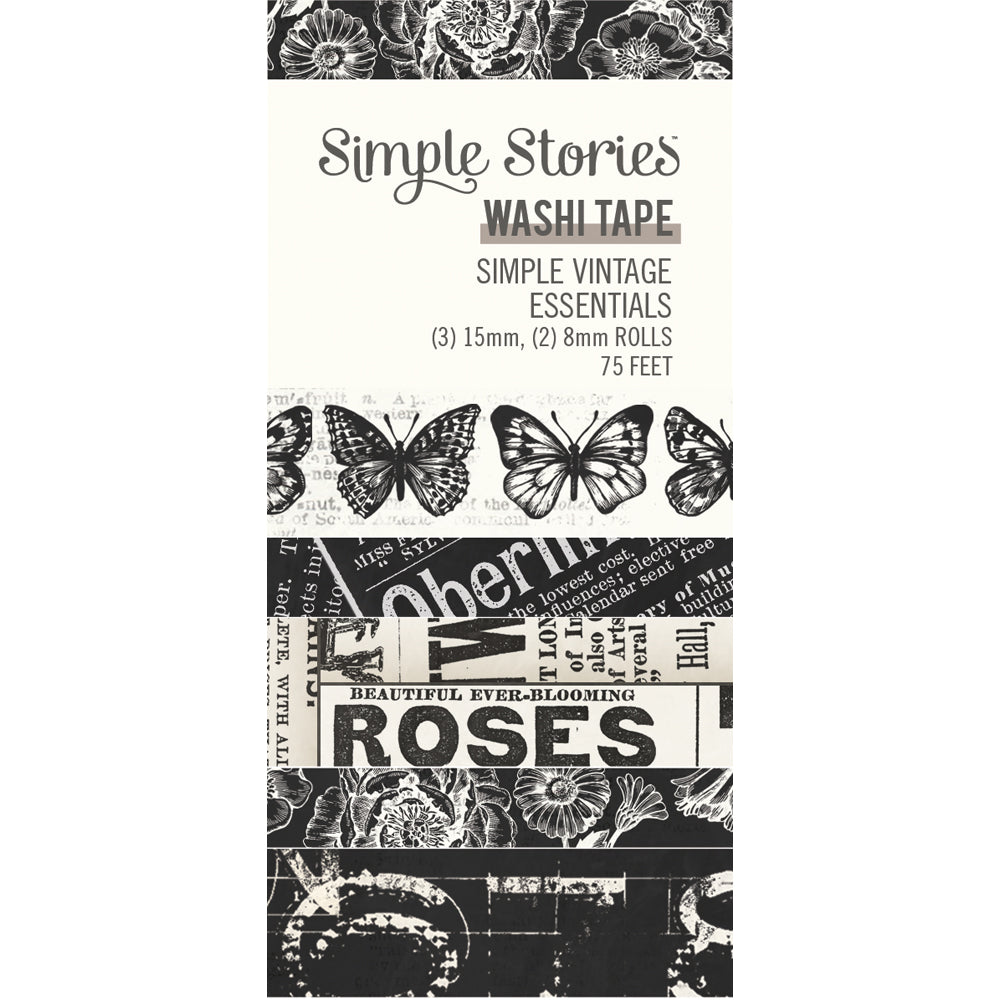 SIMPLE STORIES Simple Vintage Love Story Washi Tape - Scrapbook