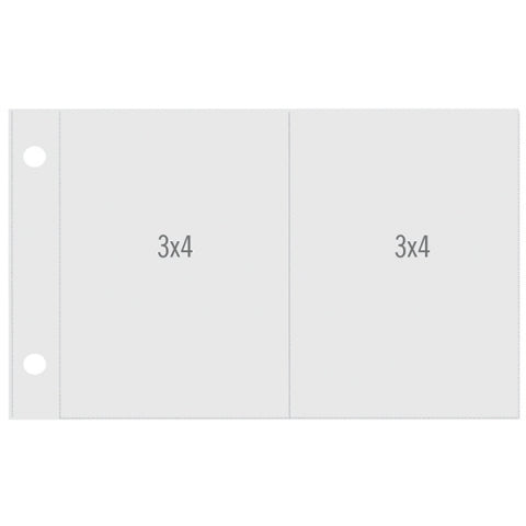 Horizontal 3x4/3x4 SN@P! Pocket Pages
