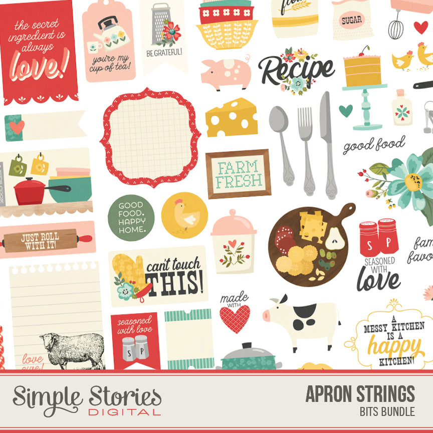 Apron Strings Digital Bits Bundle