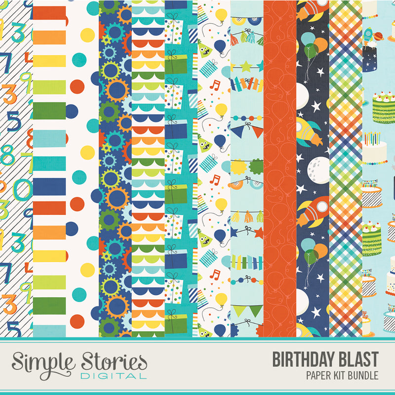 Birthday Blast Digital Collection Kit Bundle