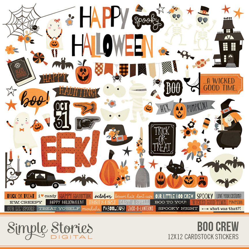 Boo Crew Digital Stickers