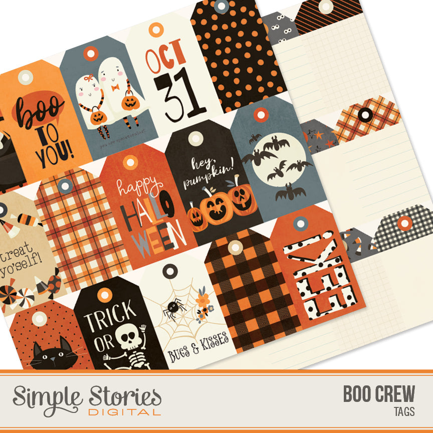 Boo Crew Digital Tags