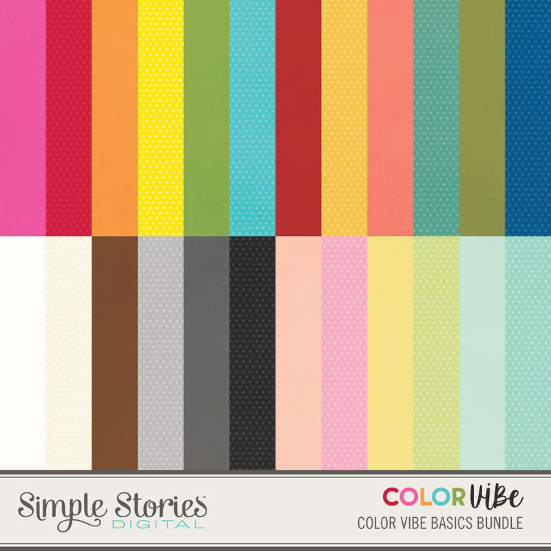 Color Vibe Digital Typeset Alpha Bundle