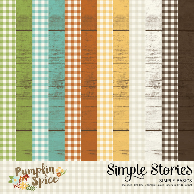 Pumpkin Spice Digital Simple Basics