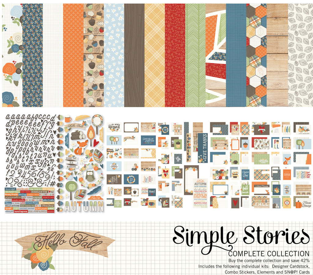Hello Fall Digital Collection Kit