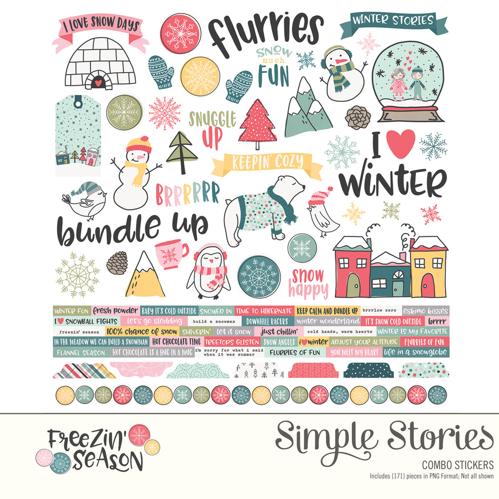 Freezin' Season Digital Stickers