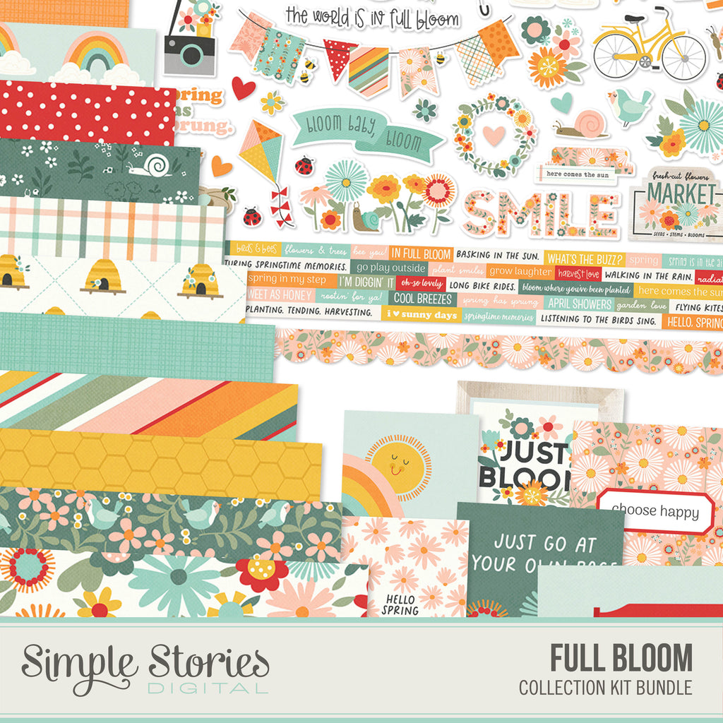 Full Bloom Digital Collection Kit Bundle
