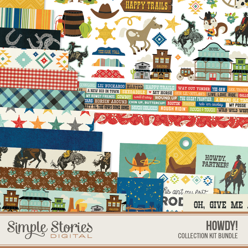 Howdy! Digital Collection Kit Bundle
