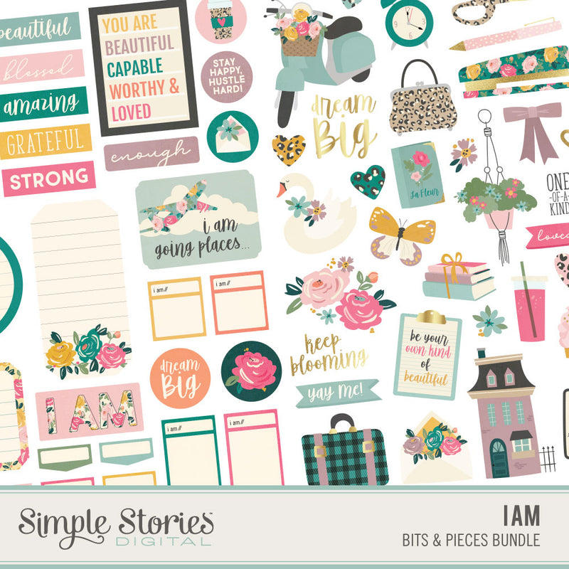 I Am Digital Paper Kit