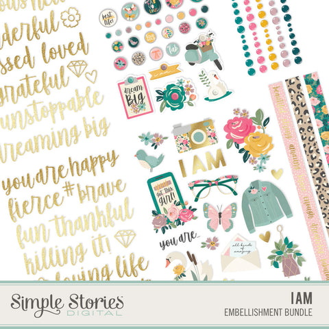 Happily Ever After Digital Embellishment Bundle – Simple Stories