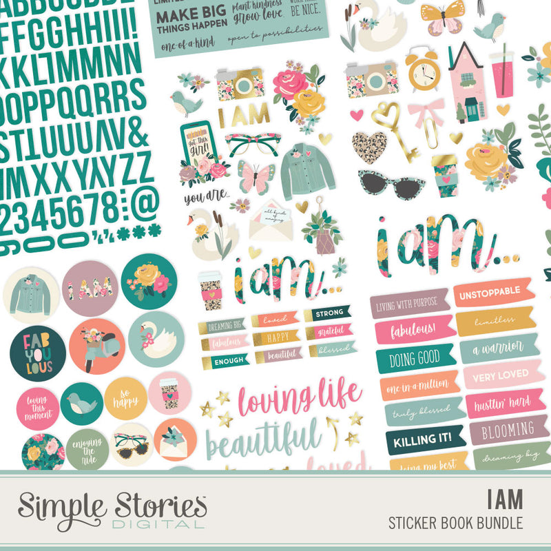 I Am Digital Embellishment Bundle