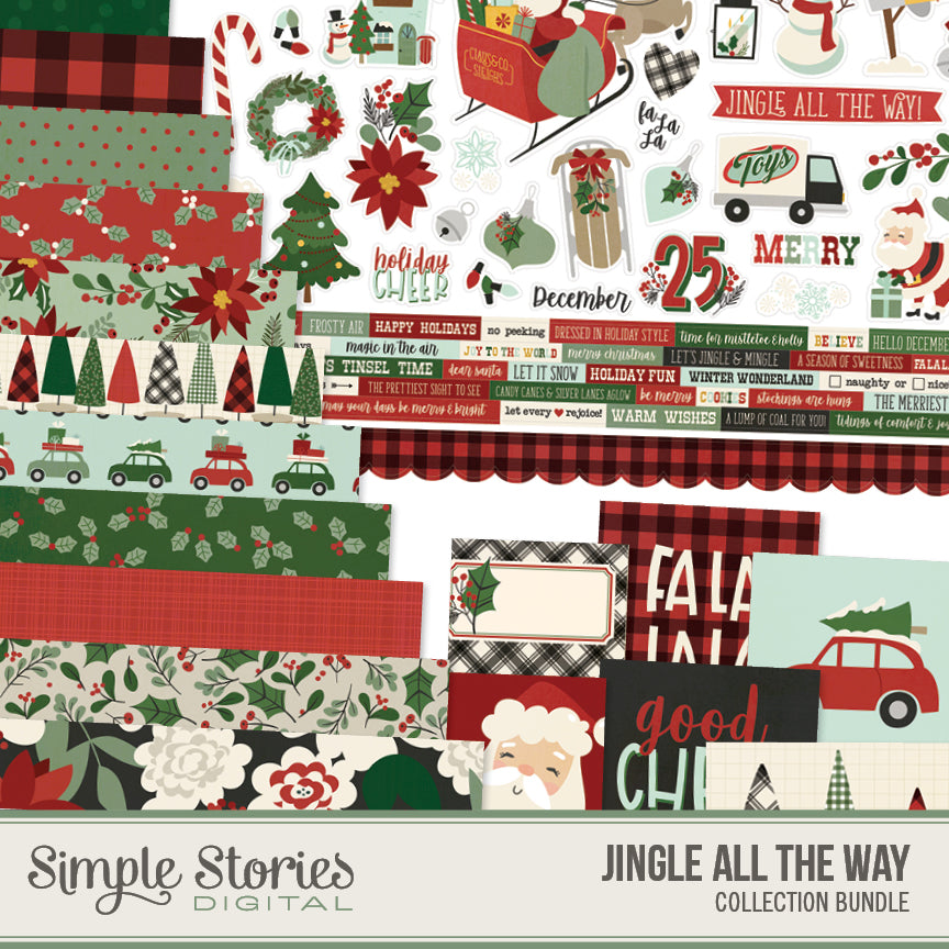 Jingle All the Way Digital Collection Kit Bundle