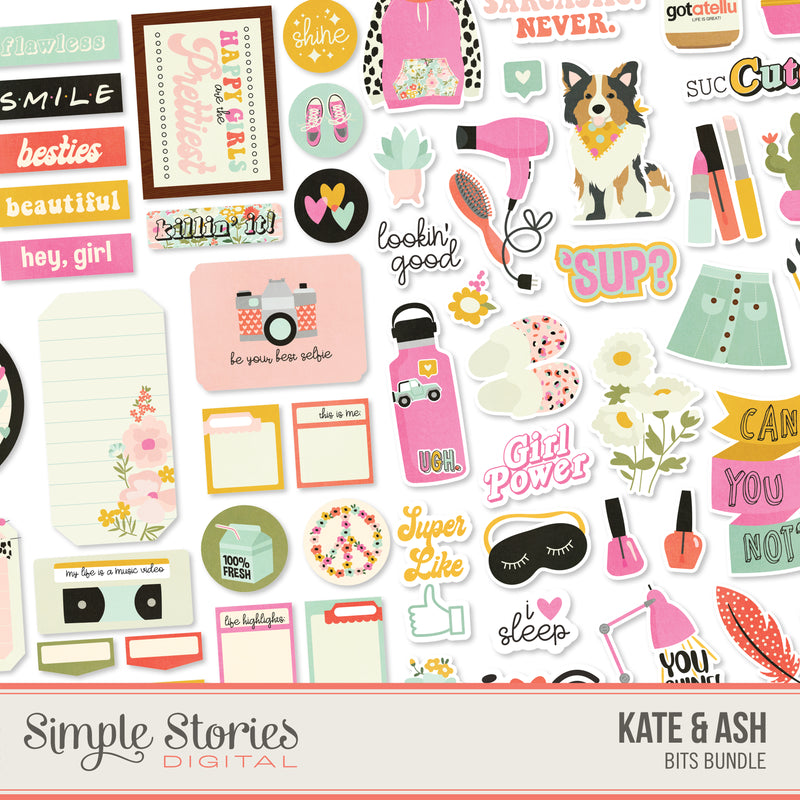Kate & Ash Digital Stickers