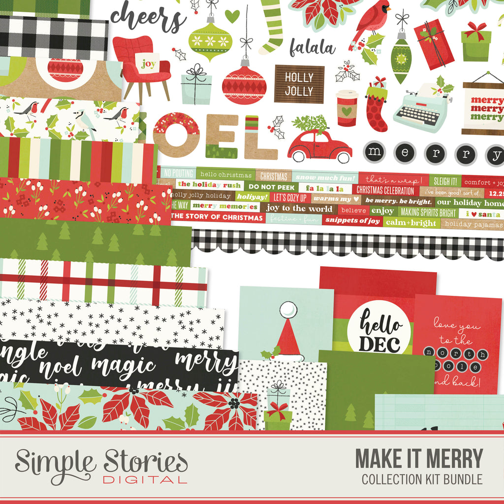 Make It Merry Digital Collection Kit Bundle