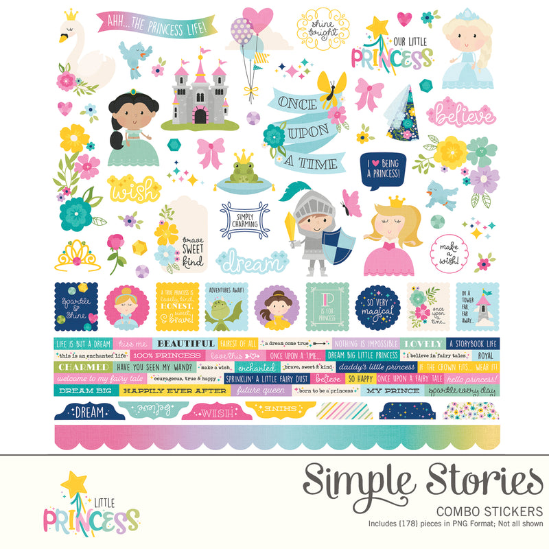 Little Princess Digital Designer Cardstock