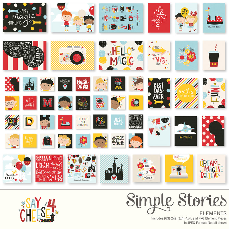 Say Cheese Christmas Digital Stickers – Simple Stories