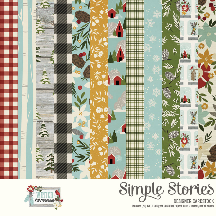 Winter Farmhouse Digital Stickers – Simple Stories