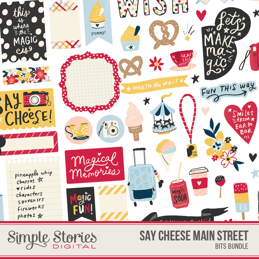 Say Cheese Main Street Digital Bits Bundle