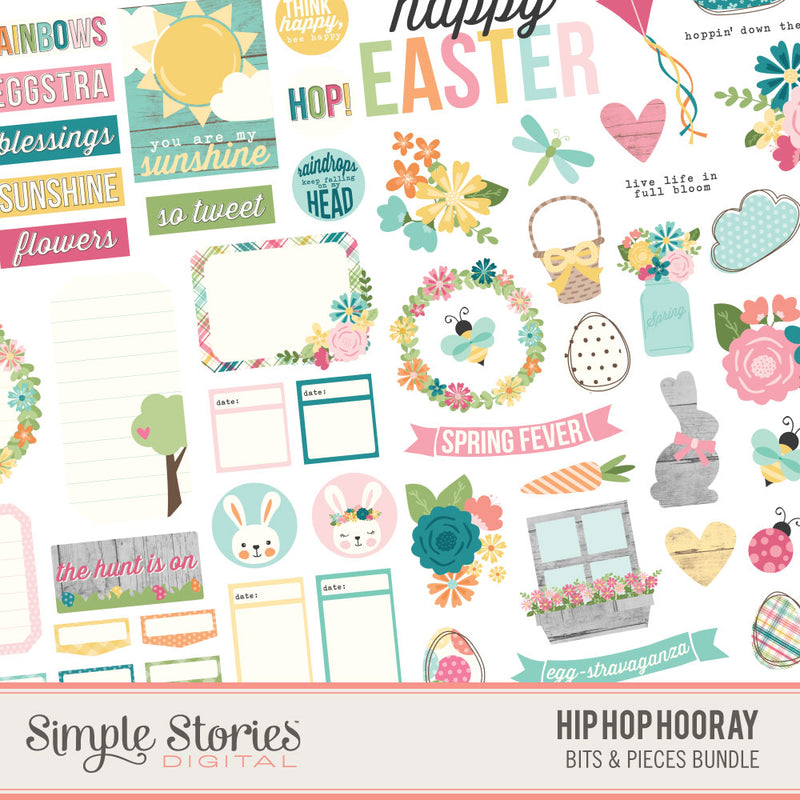 Hip Hop Hooray Digital Collection Kit Bundle Simple Stories