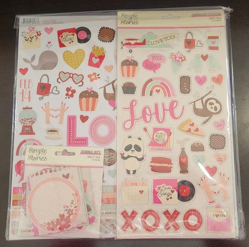 Sweet Talk Valentine Mini Scrapbook Bundle